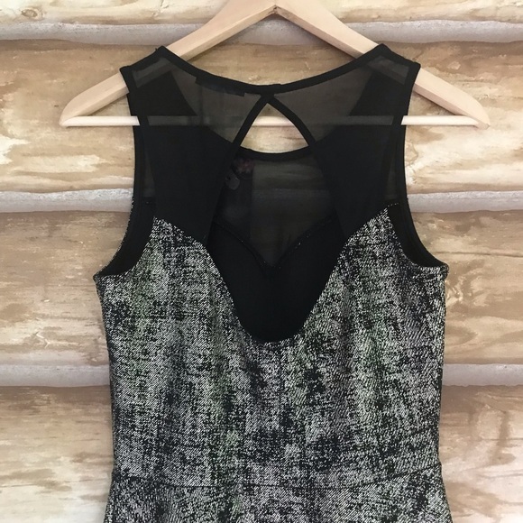 SOPRANO cut-out open back metallic formal dress Jr M - Picture 7 of 11